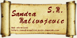 Sandra Malivojević vizit kartica
